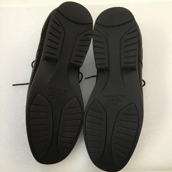 Obeo B.I.O System Black Leather Dress Shoes - Picture 4 of 5